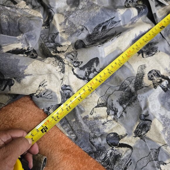 Outfitters Button‎ Down Shirt Men’s Large Scenic Print Long Sleeve Casual - Picture 4 of 9